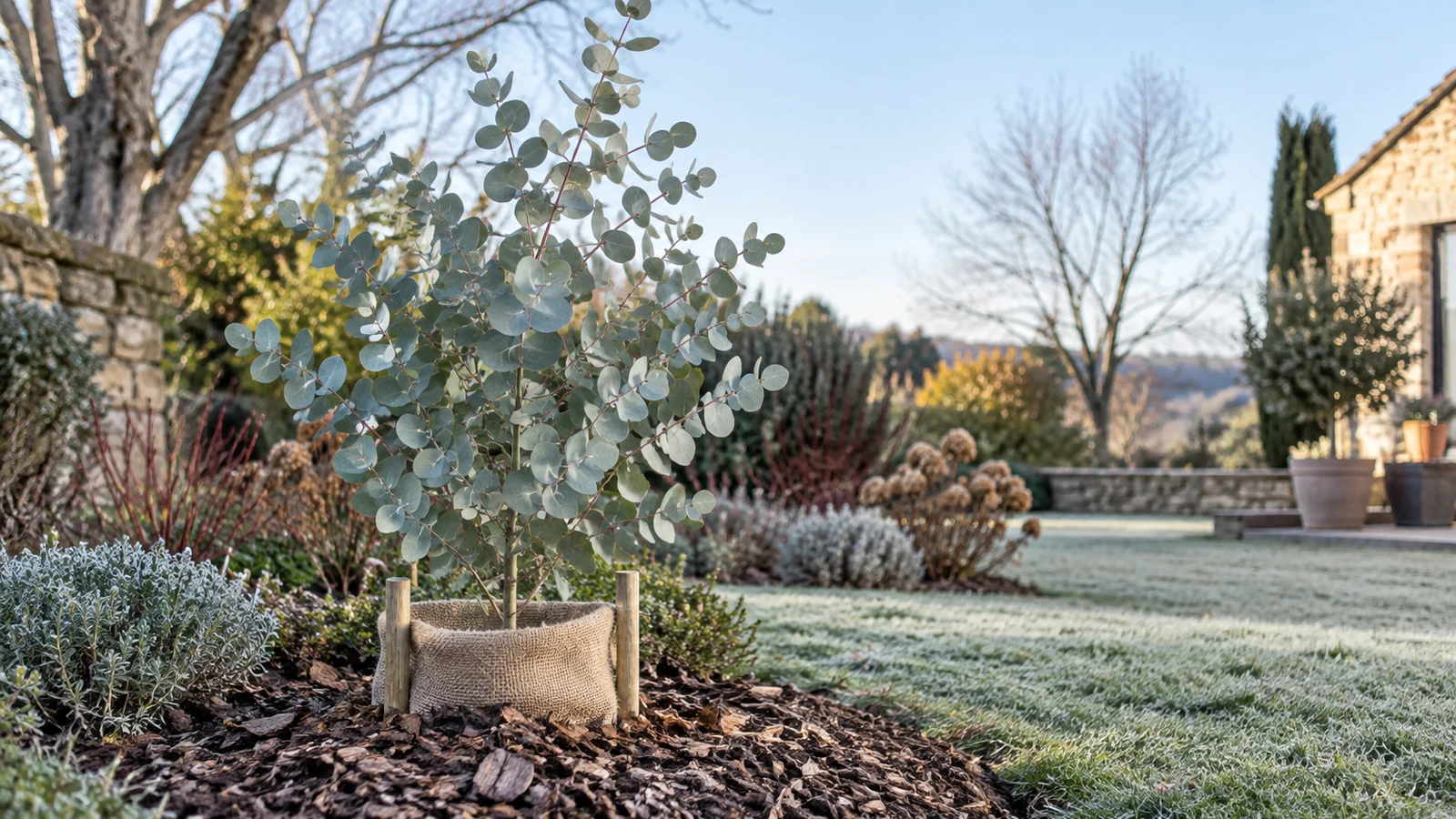 Illustration principale autour de Eucalyptus gunnii