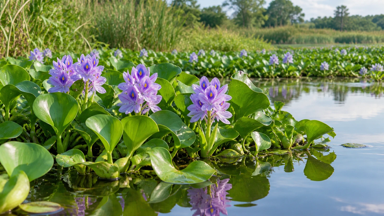 Illustration principale autour de Jacinthe d'eau