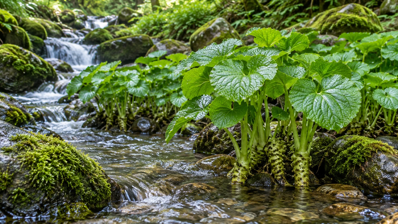 Ambiance naturelle en lien avec Wasabi